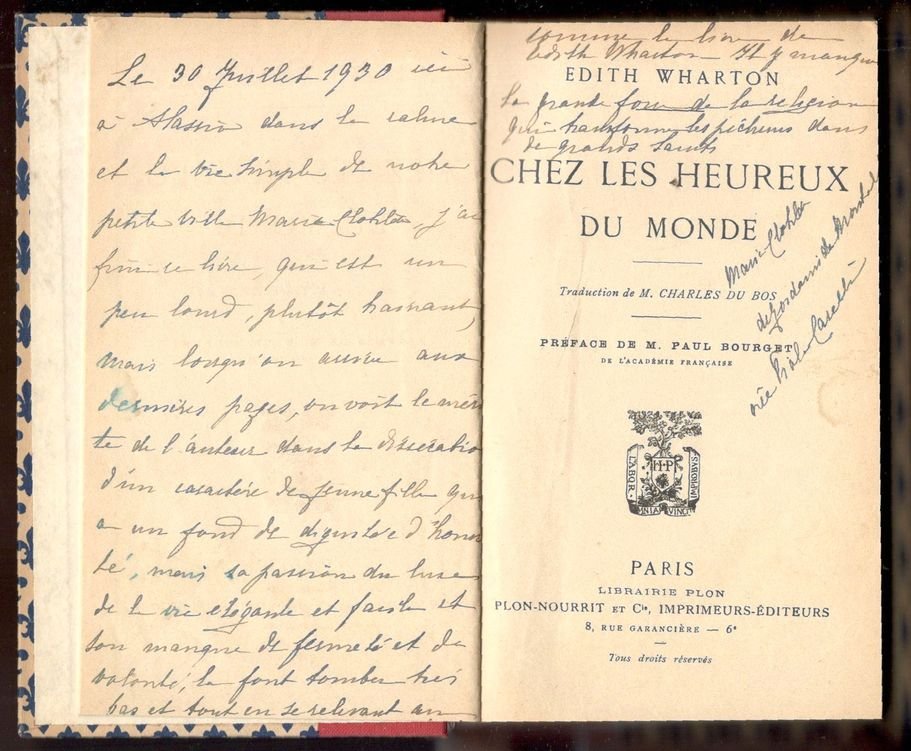 Chez les heureux du monde