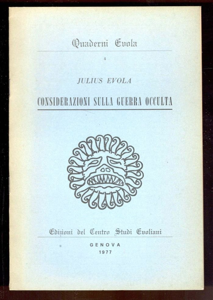 Considerazioni sulla guerra occulta