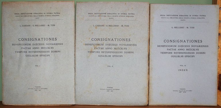Consignationes beneficiorum diocesis Novariensis factae anno MCCCXLVII tempore Reverendissimi Domini …