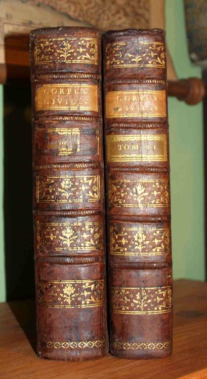 Corpus Juris Civilis quo jus universum justinianeum comprehenditur. Due volumi