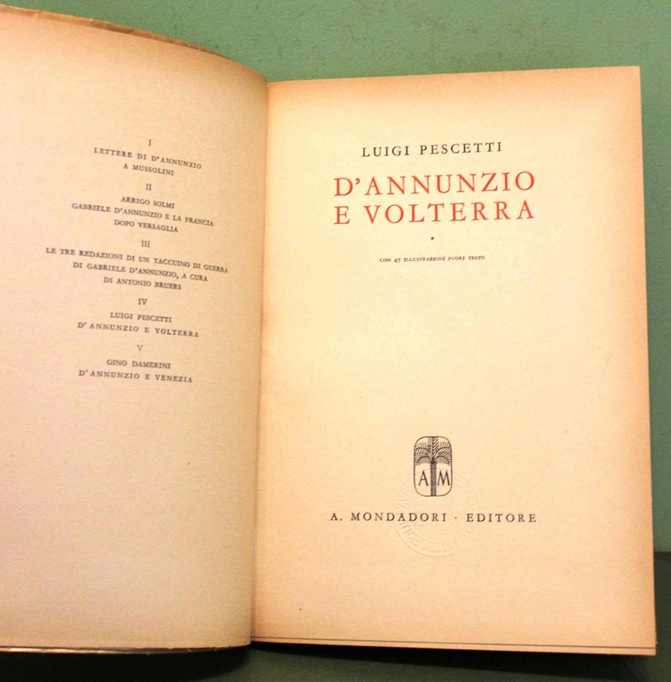 D'Annunzio e Volterra