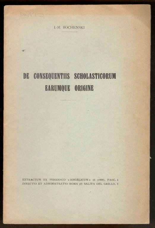 De consequentiis scholasticorum earumque origine | Immagine Gallery 1
