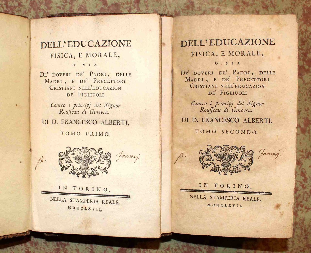 Dell'educazione fisica, e morale, o sia de' doveri de' padri, …