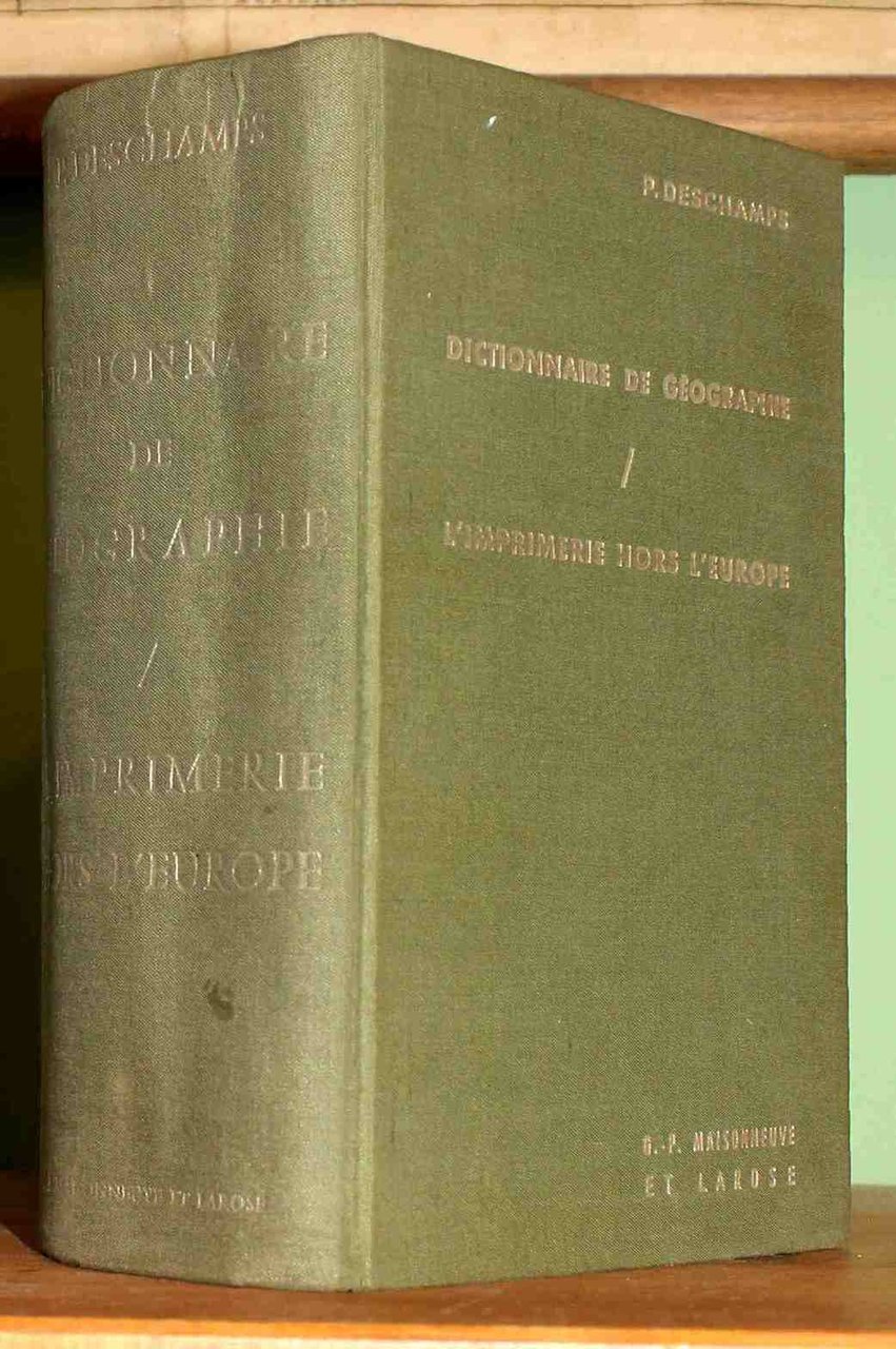 Dictionnaire de Geographie ancienne et moderne. Suivi de l'imprimerie hors …