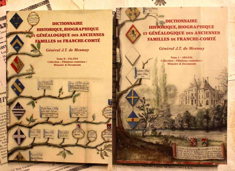 Dictionnaire historique, biographique et généalogique des anciennes familles de Franche-Comté