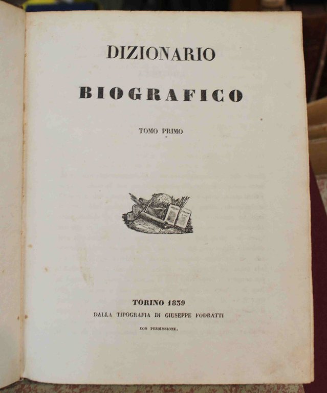 Dizionario biografico. (Due volumi)