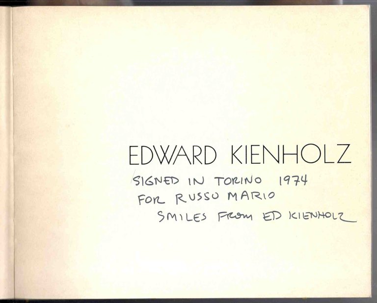 Edward Kienholz. Opere principali dal 1961 ad oggi. Main works …