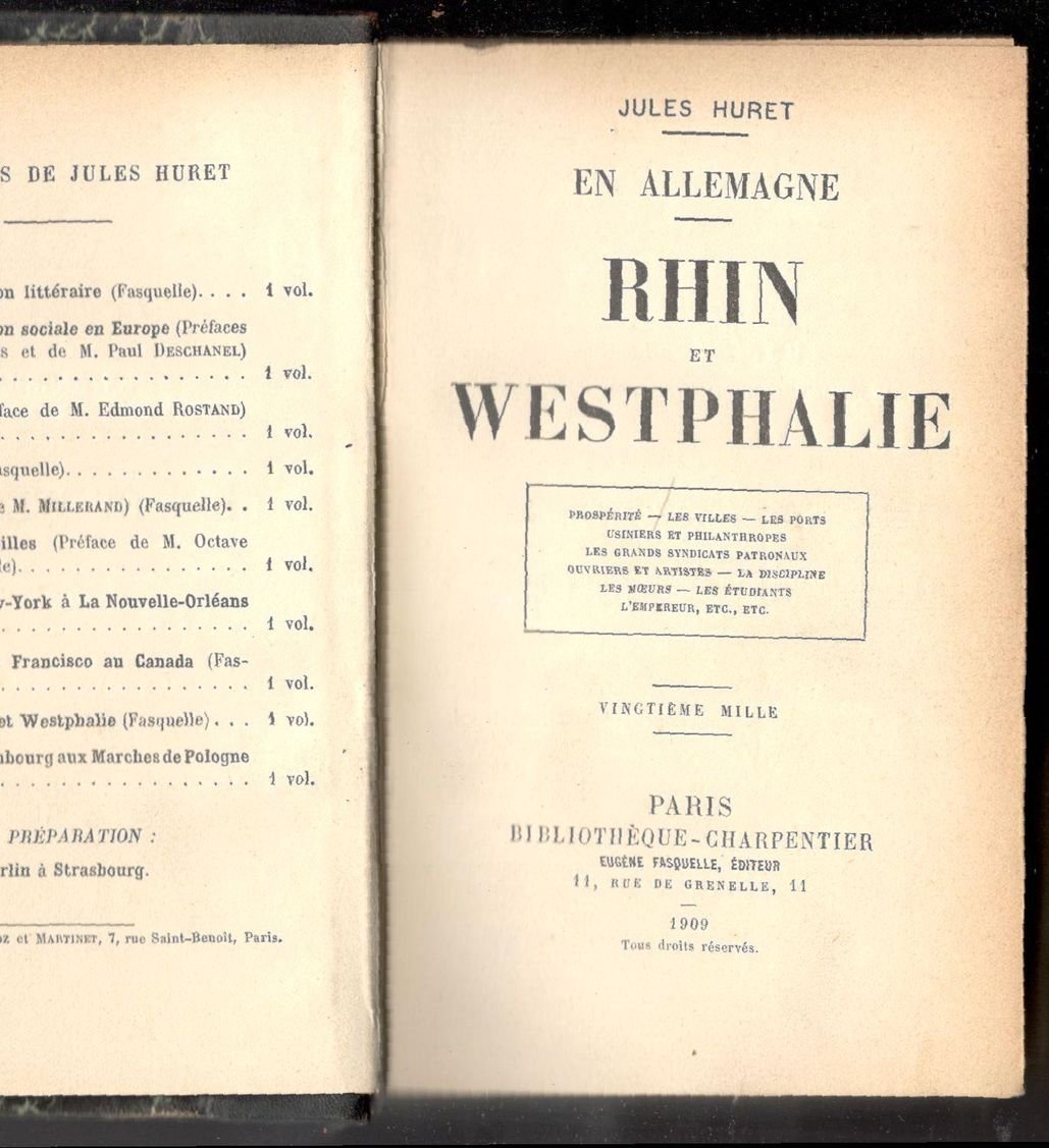 En Allemagne. Rhin et Westphalie