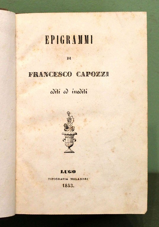 Epigrammi editi e inediti