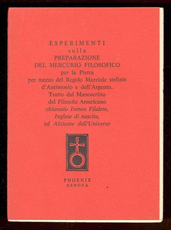 Esperimenti sulla preparazione del mercurio filosofico per la pietra per …