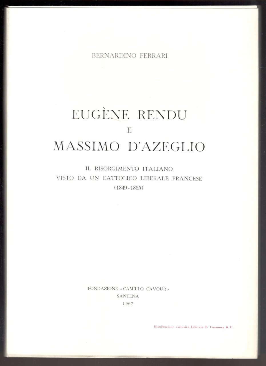 Eugène Rendu e Massimo D'Azeglio. Il Risorgimento italiano visto da …