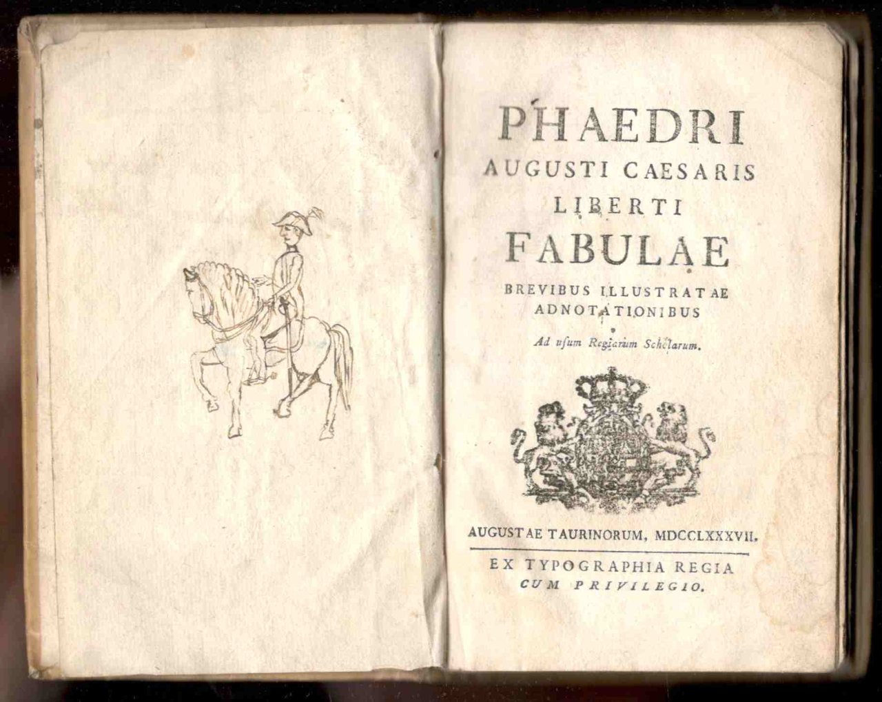 Fabulae brevibus illustratae adnotationibus. Ad usum Regiarum Scholarum
