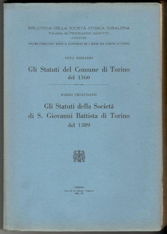 Gli Statuti del Comune di Torino del 1360 - Gli …