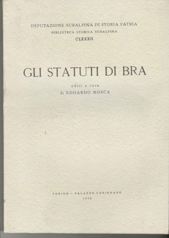 Gli statuti di Bra