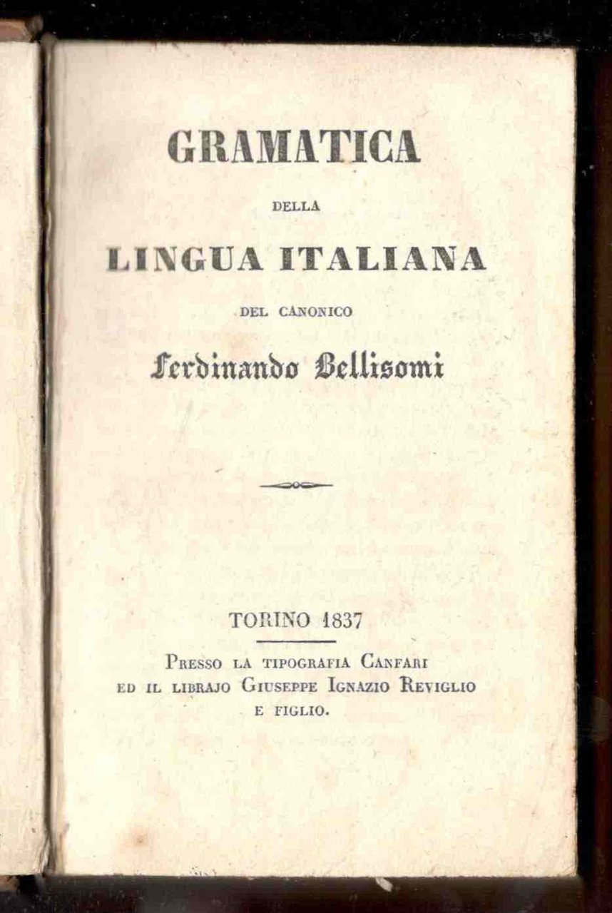 Grammatica della lingua italiana