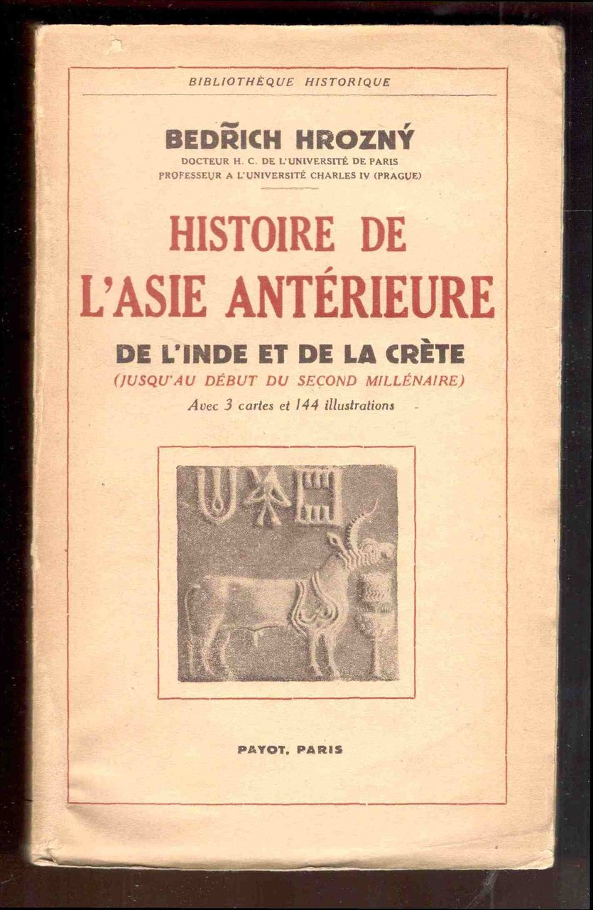Histoire de l'Asie antérieure, de l'Inde et de la Crète …