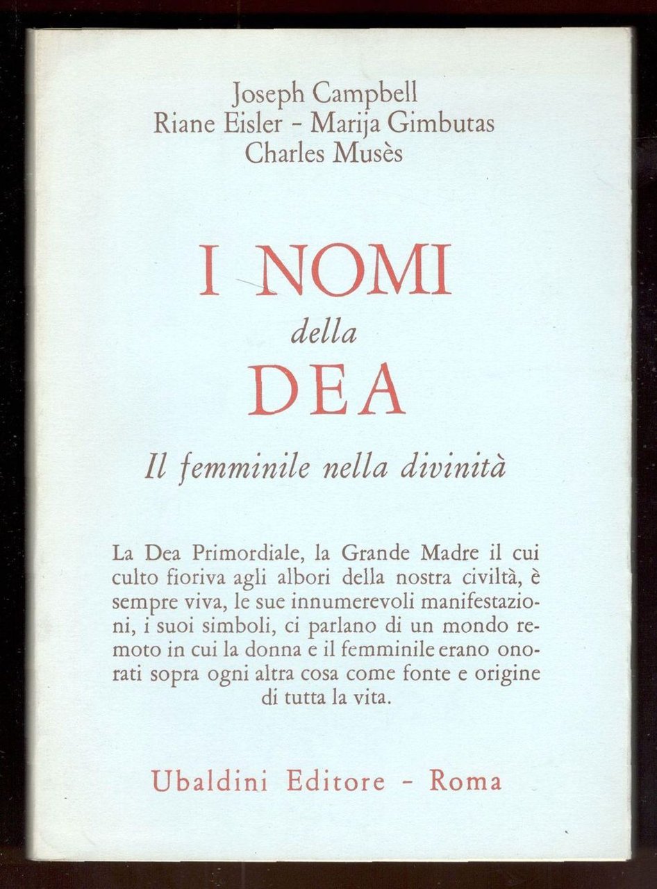 I nomi della Dea. Il femminile nella divinità