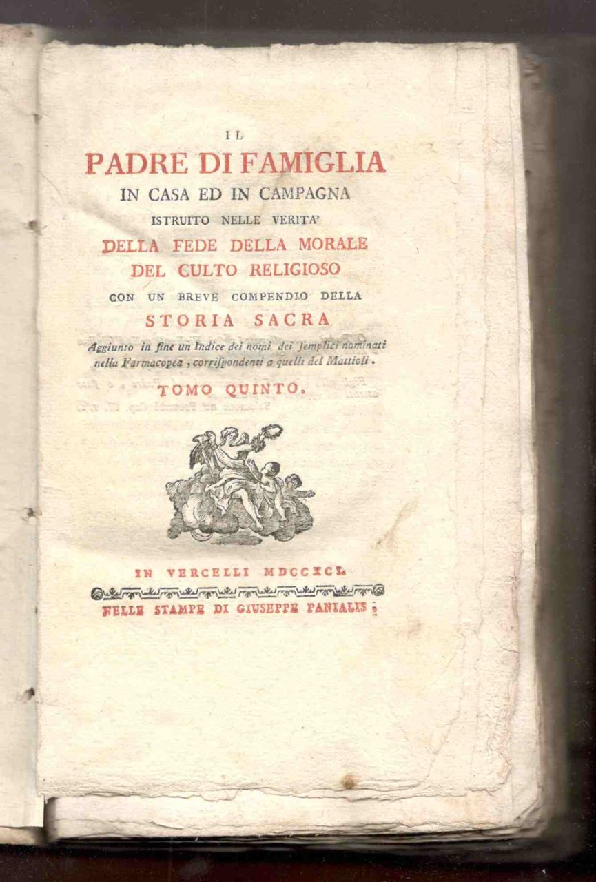 Il padre di famiglia in casa ed in campagna istruito …