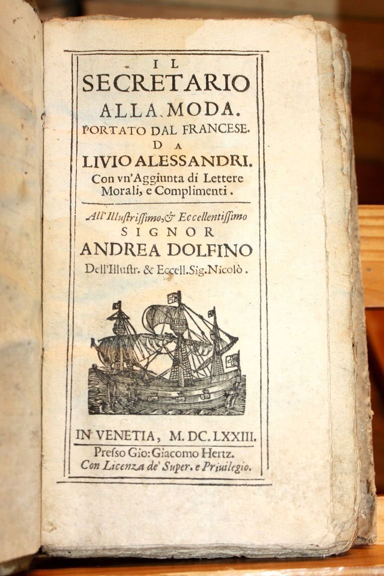 Il secretario alla moda. Portato dal francese da Livio Alessandri. …