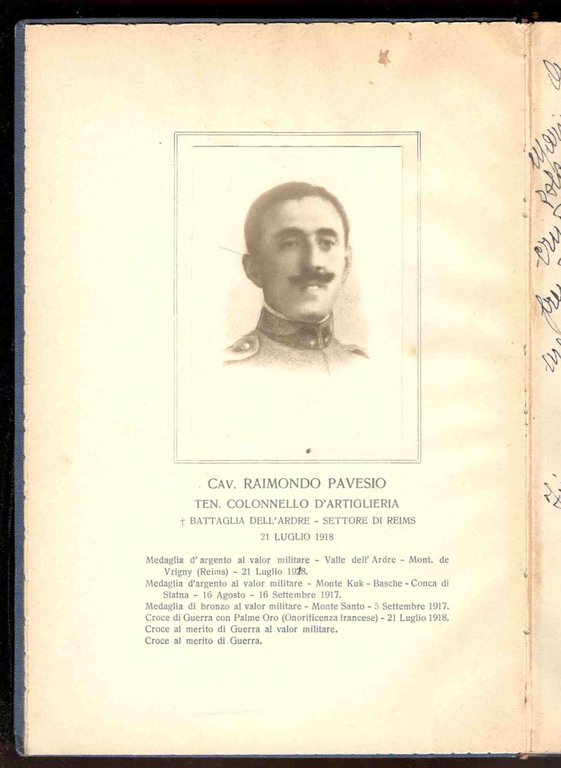 In memoria di Raimondo Pavesio. Nel X° anniversario della sua …