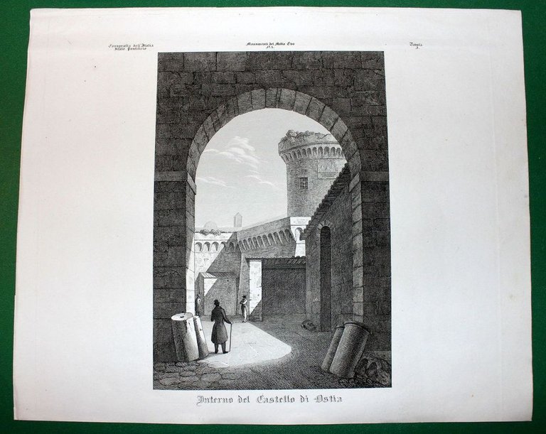 INTERNO DEL CASTELLO DI OSTIA