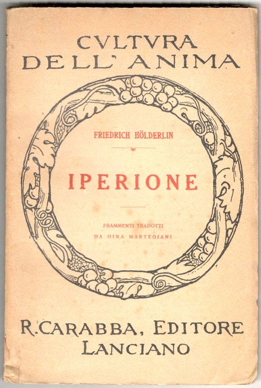 Iperione. Frammenti tradotti da Gina Martegiani