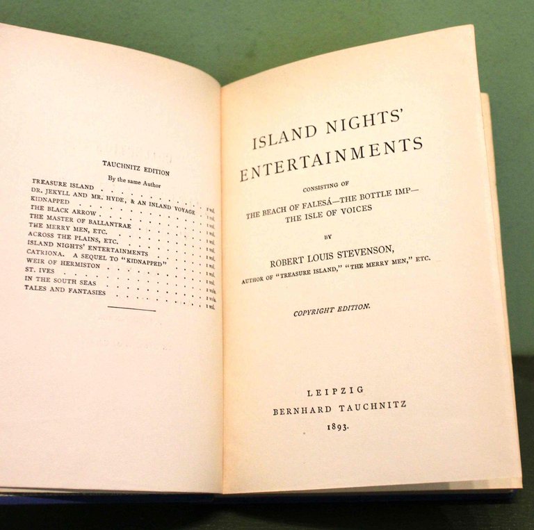 Island Nights' Entertainments