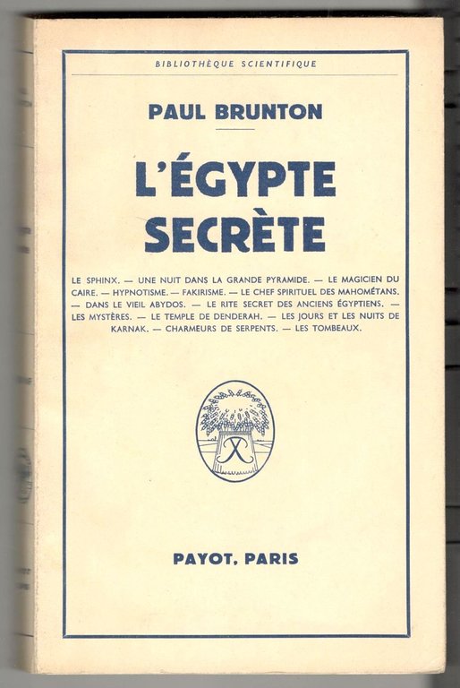 L'Égypte secrète