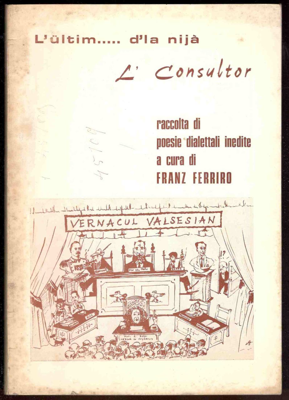 L'ültim. d'la nijà. Raccolte di poesie dialettali inedite