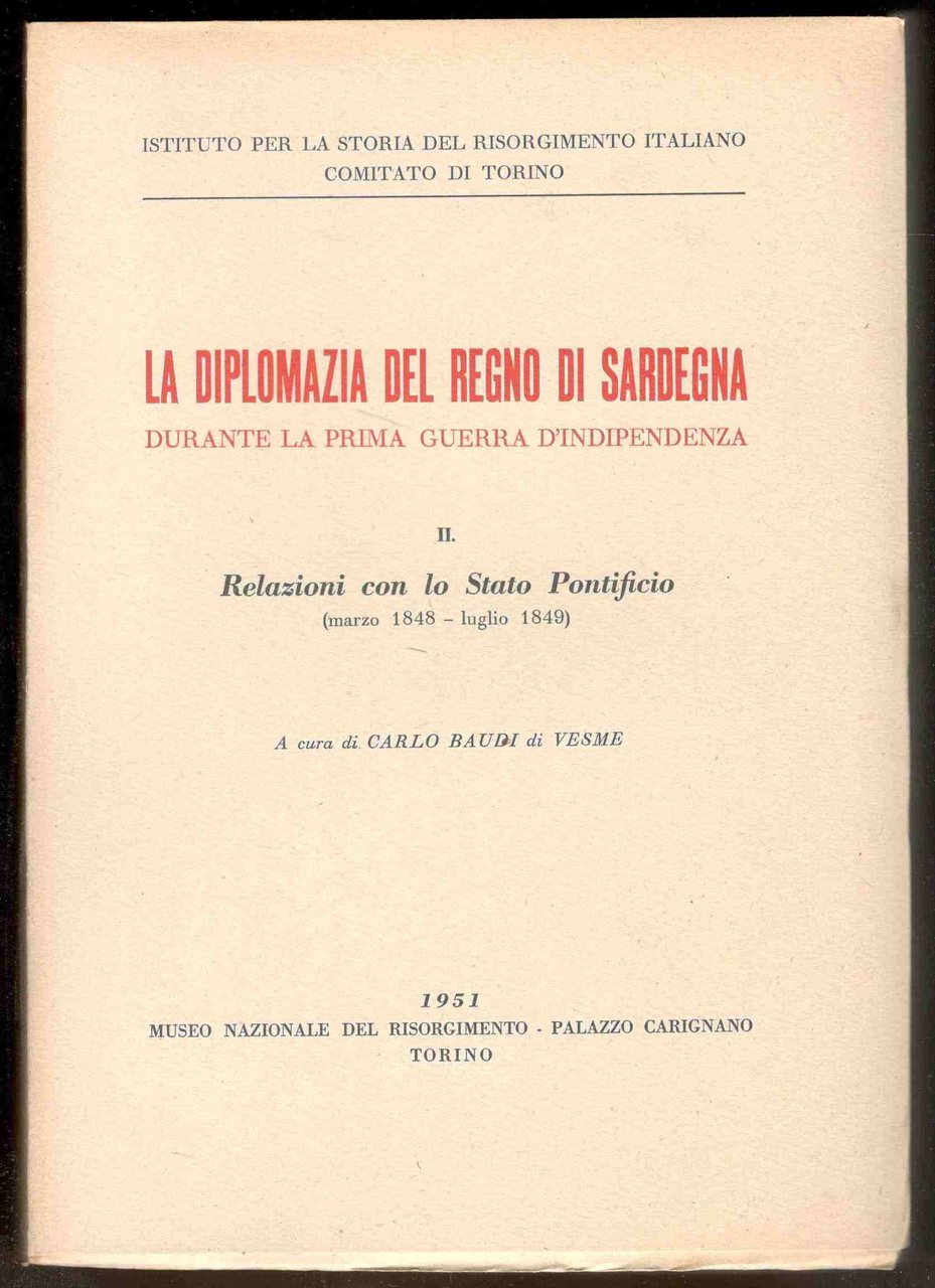 La diplomazia del Regno di Sardegna durante la prima guerra …