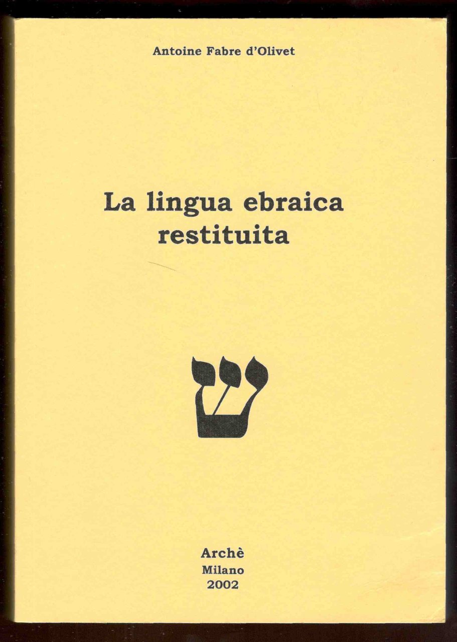 La lingua ebraica restituita