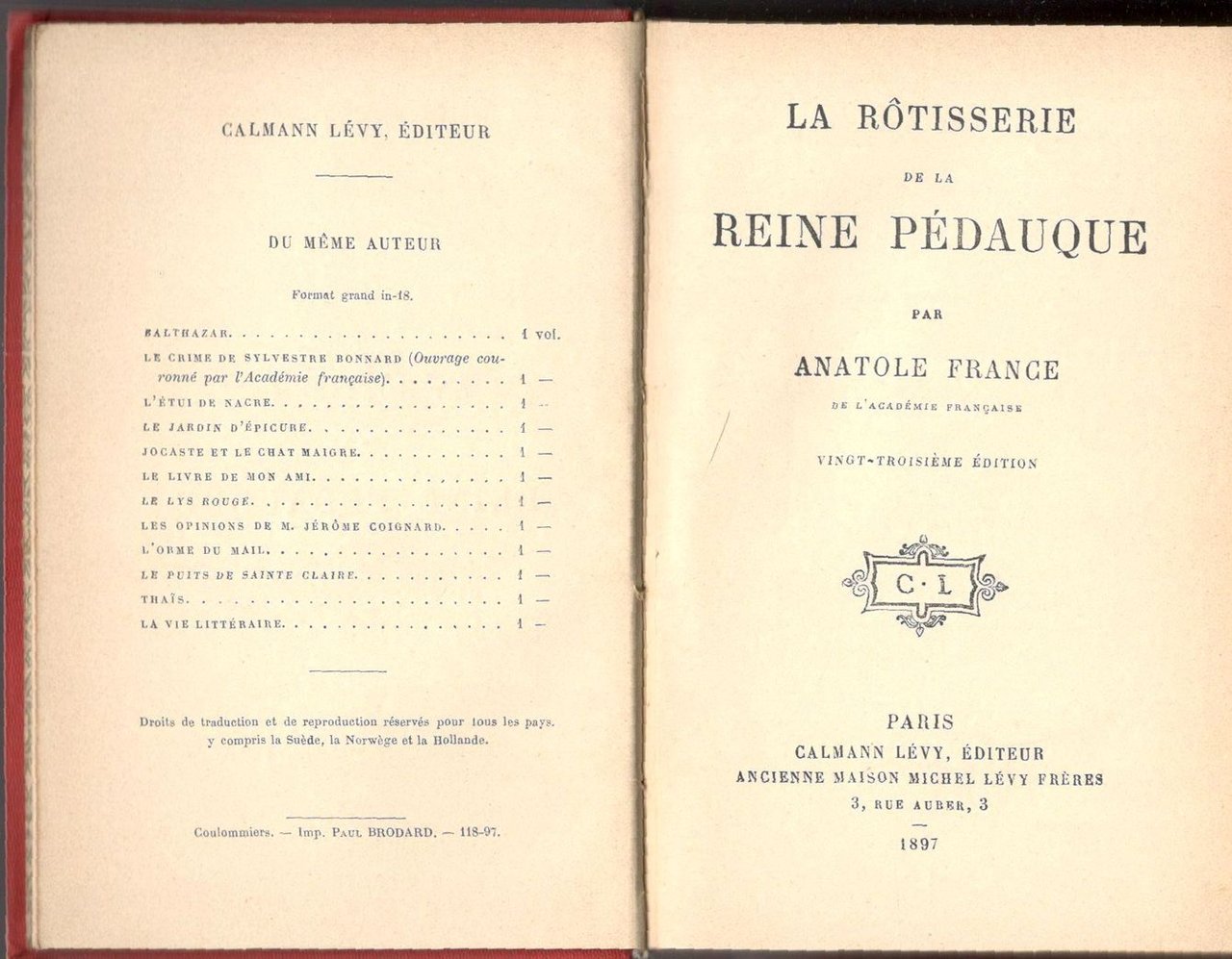 La rôtisserie de la reine Pédauque