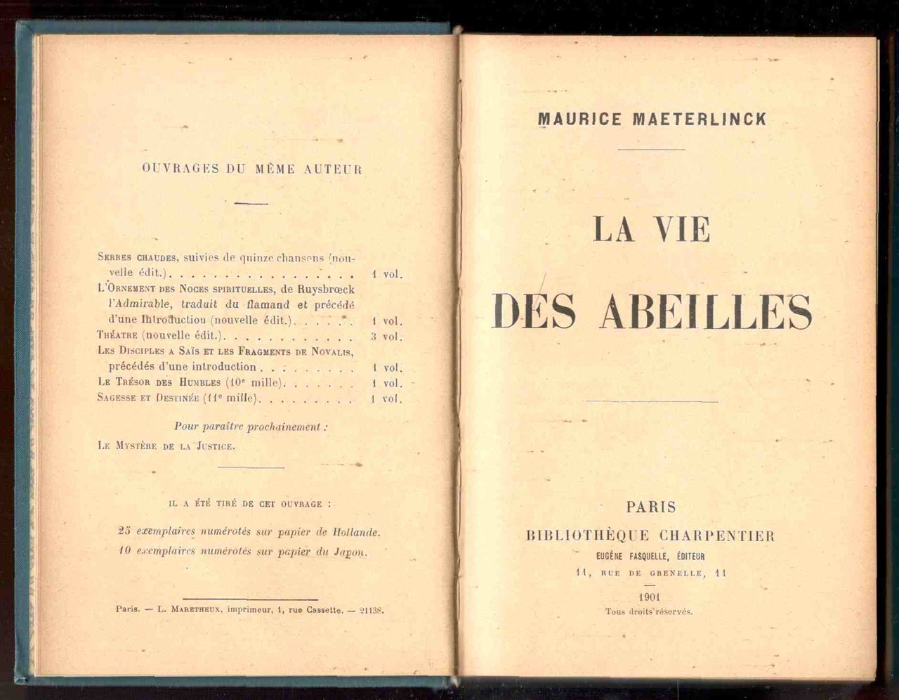 La vie des abeilles