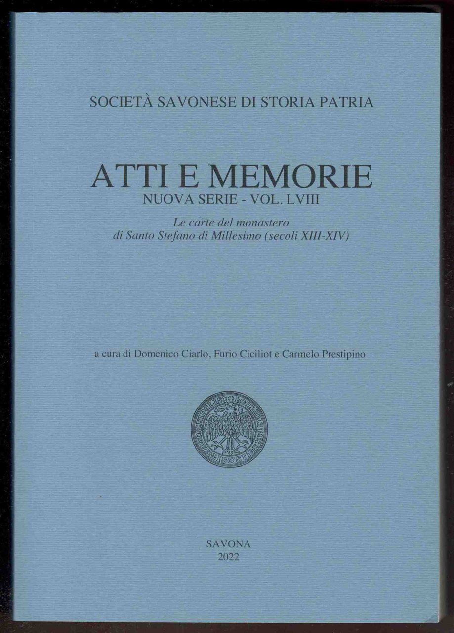 Le carte del monastero di Santo Stefano di Millesimo (secoli …
