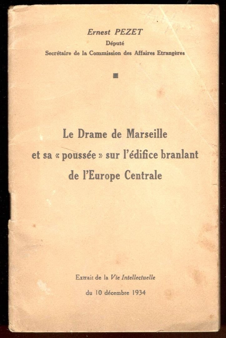 Le Drame de Marseille et sa 'poussée' sur l'édifice branlant …