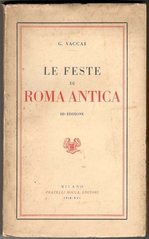 Le feste di Roma antica