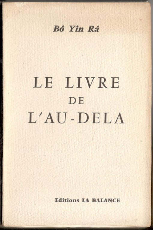 Le livre de l'au-dela