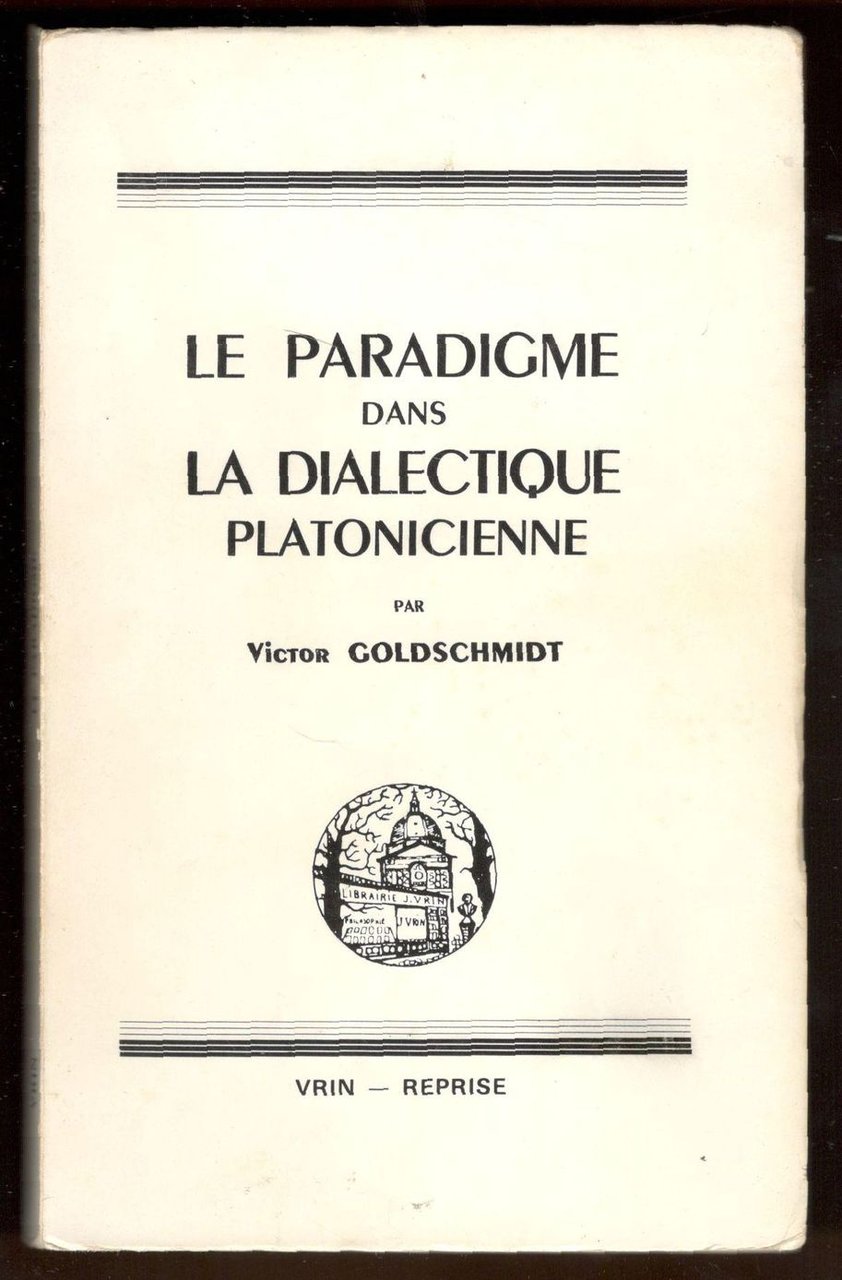 Le paradigme dans la dialectique platonicienne
