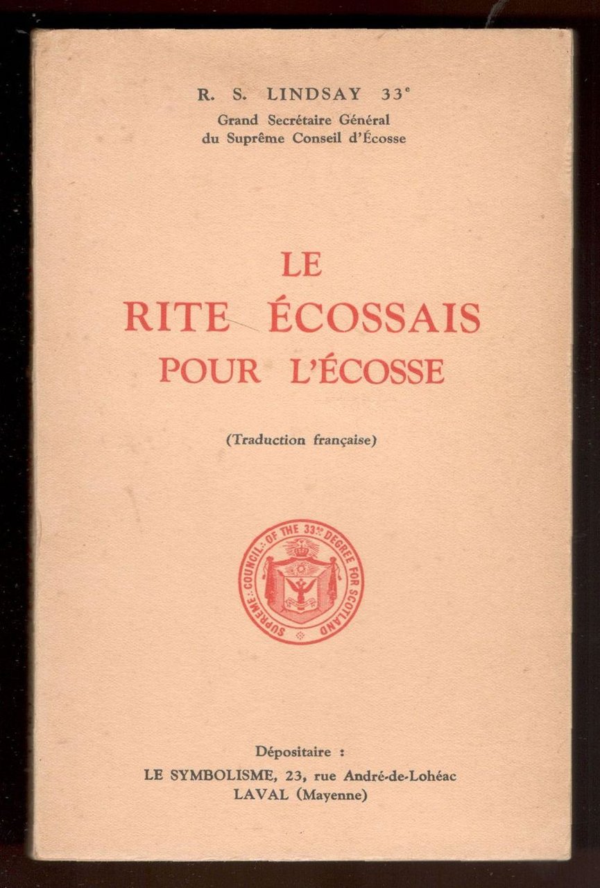 Le rite écossais pour l'Écosse