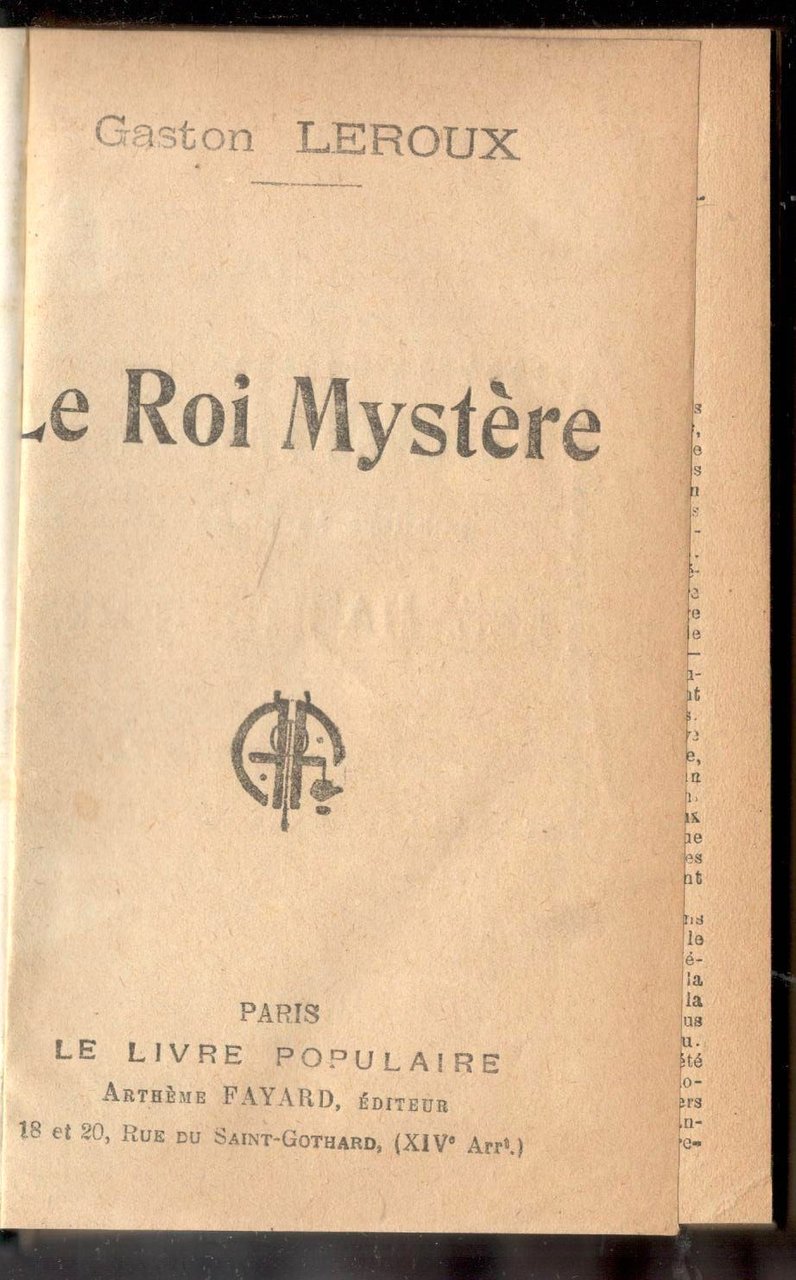 Le Roi Mystère