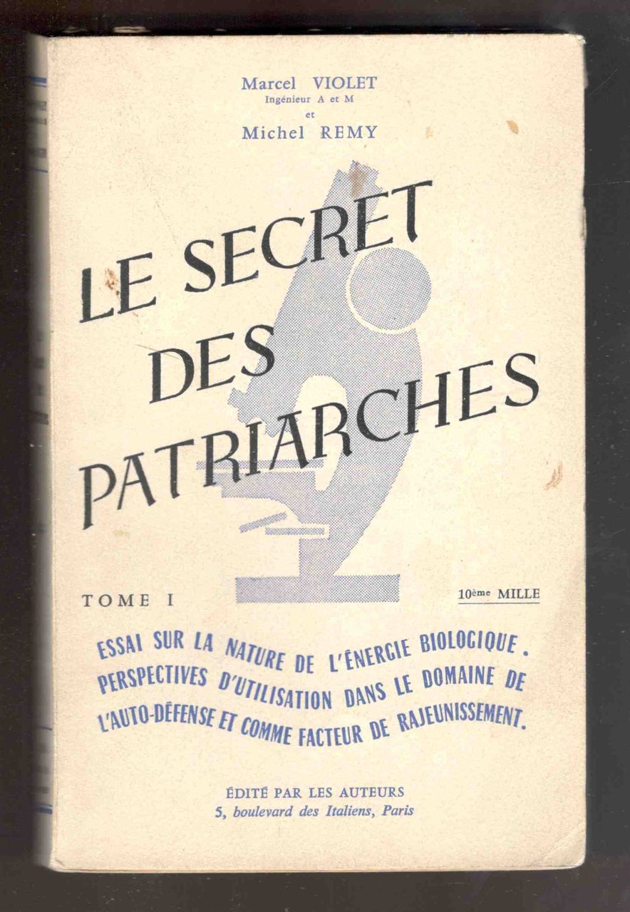 Le secret des patriarches. Essai sur la nature de l'energie … | Immagine principale