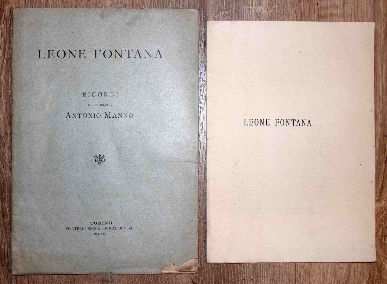 Leone Fontana. Ricordi - Leone Fontana | Immagine principale