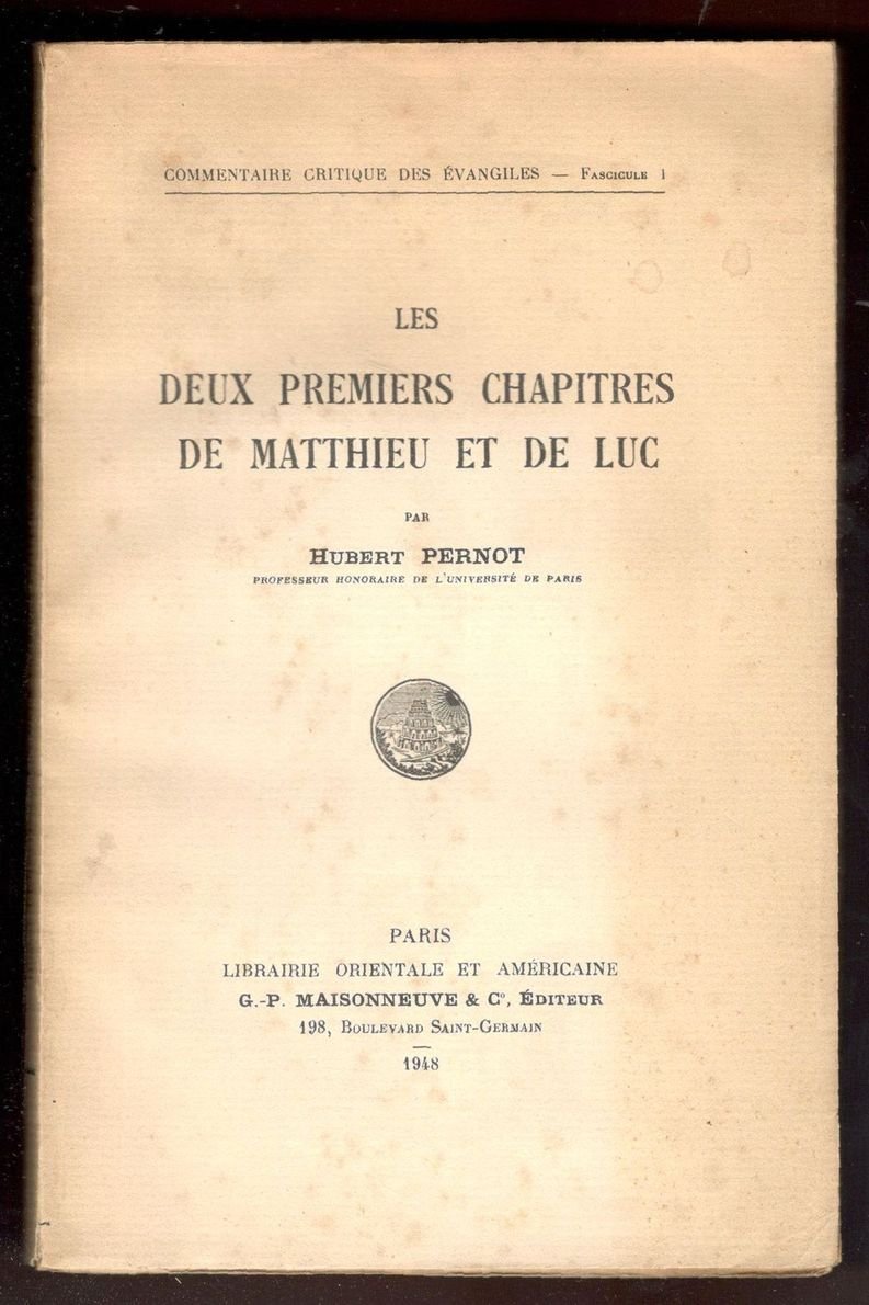 Les deux premiers chapitres de Matthieu et de Luc