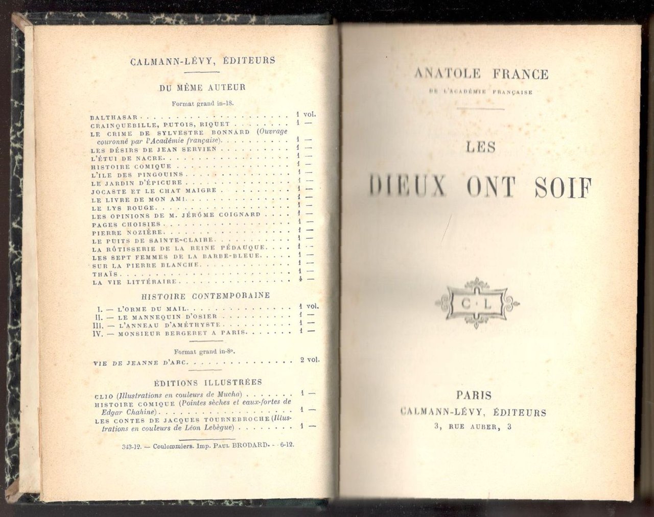 Les Dieux ont soif | Immagine principale