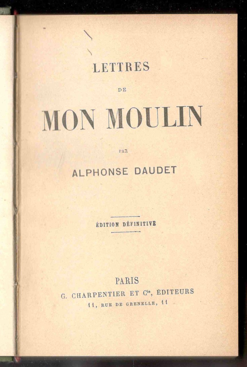 Lettres de mon moulin. Édition définitive