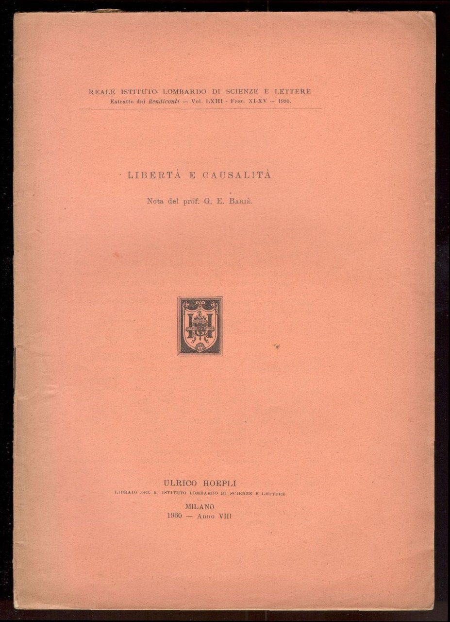 Libertà e causalità