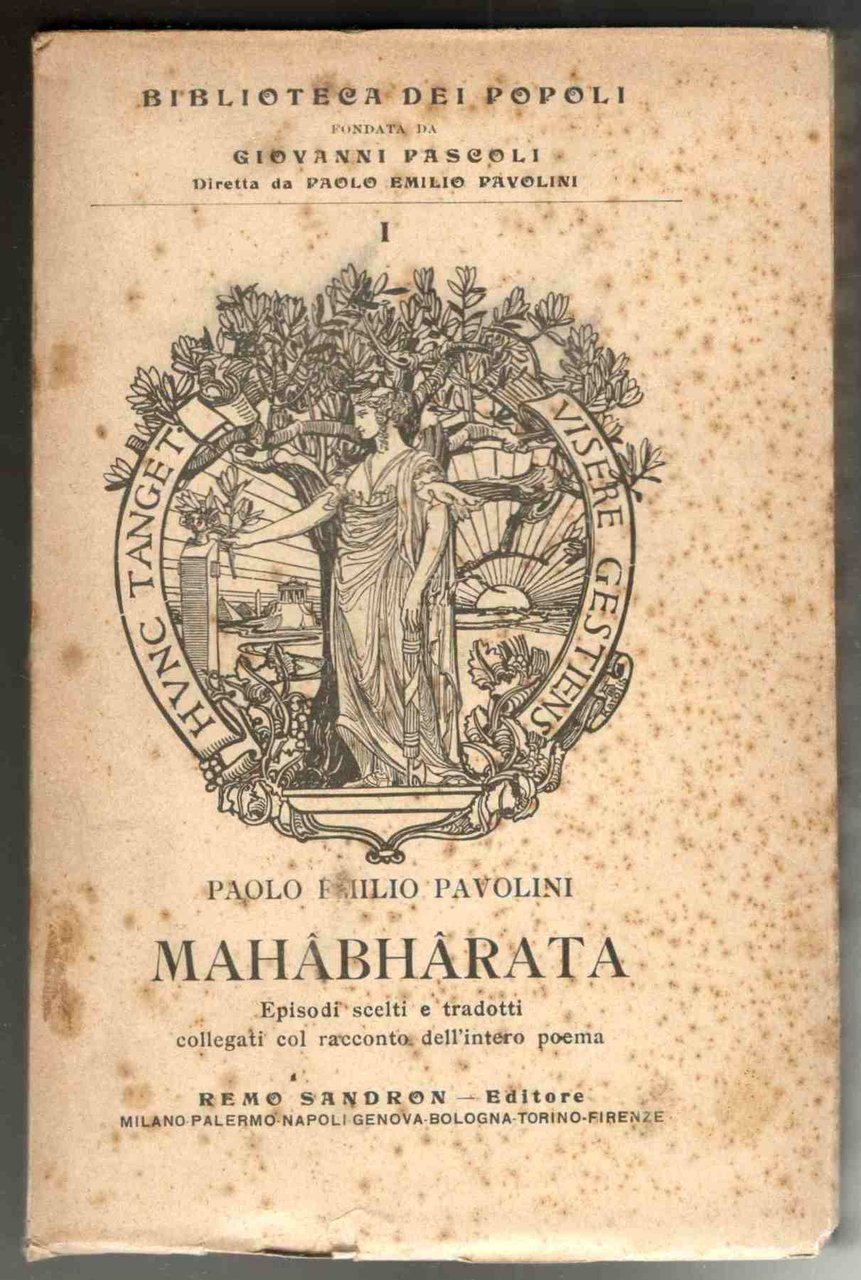 Mahabharata. Episodi scelti e tradotti collegati col racconto dell' intero …