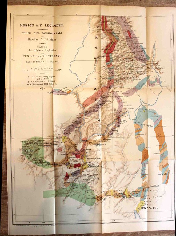 Massif Sino-Thibétain. Provinces du Setchouen, du Yunnan et Marches thibétaines. …