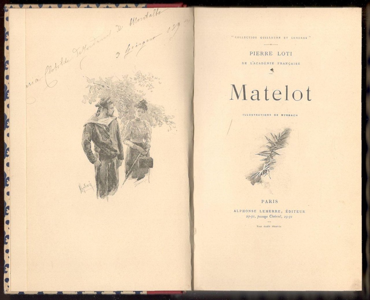 Matelot. Illustrations de Myrbach