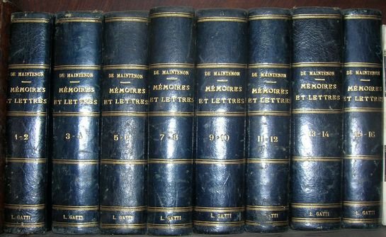 Mémoires et lettres. - Mémoires pour servir à l'histoire de …
